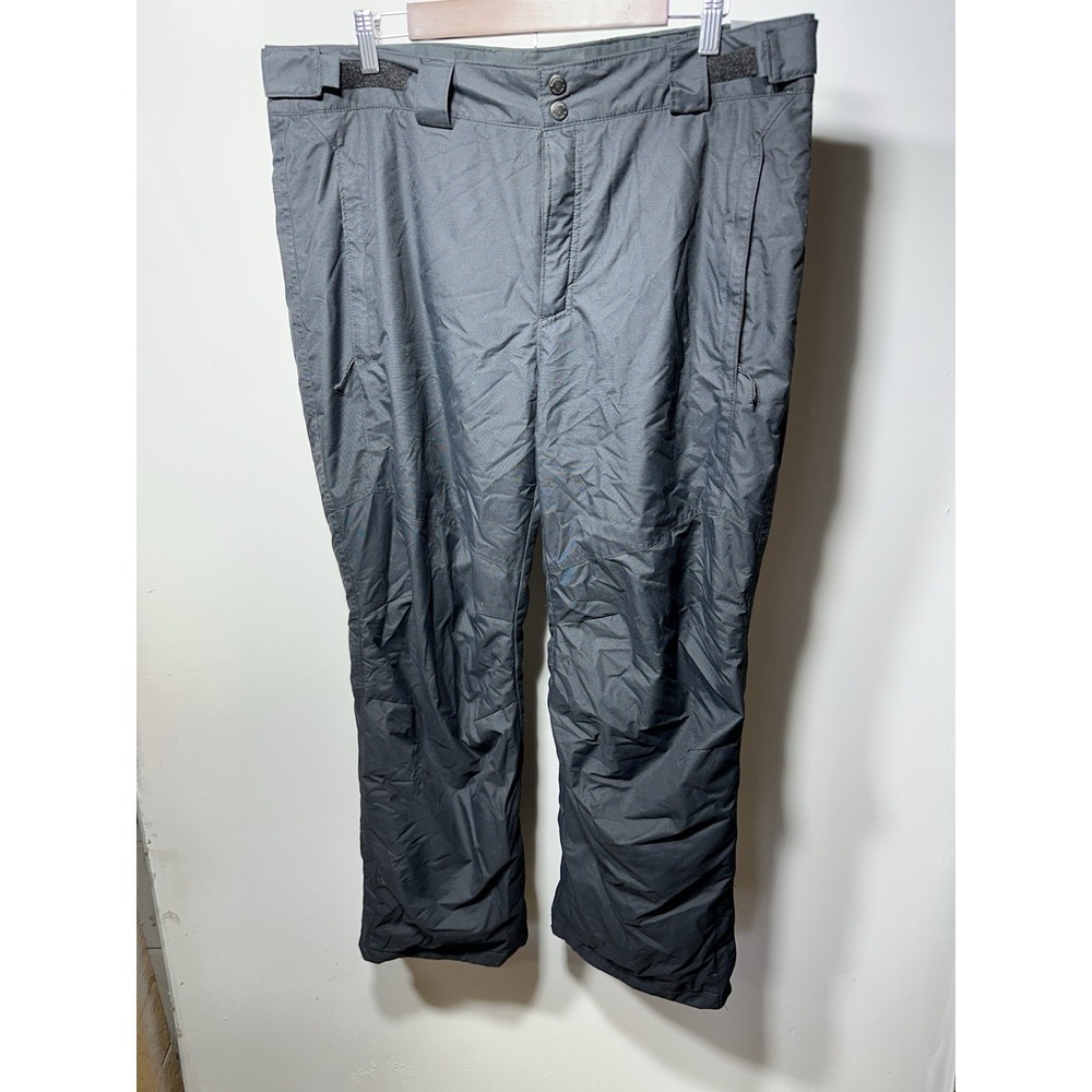 Columbia Pants Mens L Black Bugaboo IV Omni Tech Heat Insulated Snow Ski